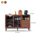 Contemporary Sideboard Cabinet Oak Sideboard Table with Drawers for Dining Room Clearhalo 'buffet_sideboard' 'Buffets & Sideboards' 'furn' 'furn_buffet_sideboard' 'Furniture' 'Kitchen & Dining Furniture' 7538335