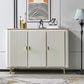 Glam Side Board Faux Marble Sideboard Table with Doors for Dining Room Clearhalo 'buffet_sideboard' 'Buffets & Sideboards' 'furn' 'furn_buffet_sideboard' 'Furniture' 'Kitchen & Dining Furniture' 7538431