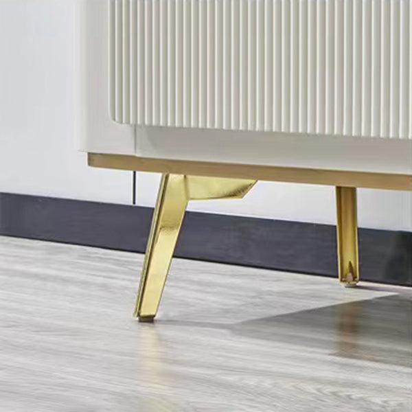 Glam Side Board Faux Marble Sideboard Table with Doors for Dining Room Clearhalo 'buffet_sideboard' 'Buffets & Sideboards' 'furn' 'furn_buffet_sideboard' 'Furniture' 'Kitchen & Dining Furniture' 7538443