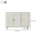 Glam Side Board Faux Marble Sideboard Table with Doors for Dining Room Clearhalo 'buffet_sideboard' 'Buffets & Sideboards' 'furn' 'furn_buffet_sideboard' 'Furniture' 'Kitchen & Dining Furniture' 7538445