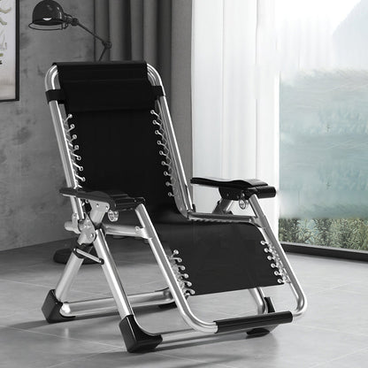 Sedia reclinabile interna con base in metallo e blocco della posizione e braccia