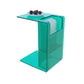 Contemporary Sofa Side Accent Table Plastic Pedestal Living Room with Storage Cyan 1 Clearhalo 'Coffee & Accent Tables' 'End & Side Tables' 'end_side_tables' 'furn' 'furn_end_side_tables' 'Furniture' 'Living Room Furniture' 7548200