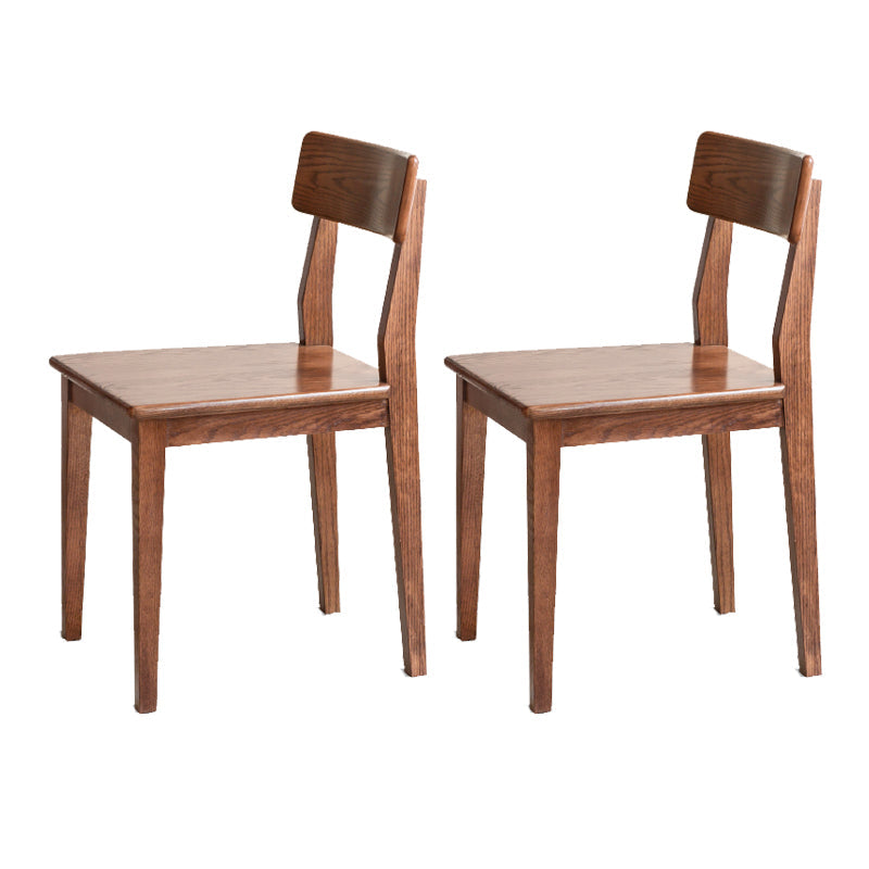 Eetkamer armloze eetkamerstoel huis open rug eetkamerstoel