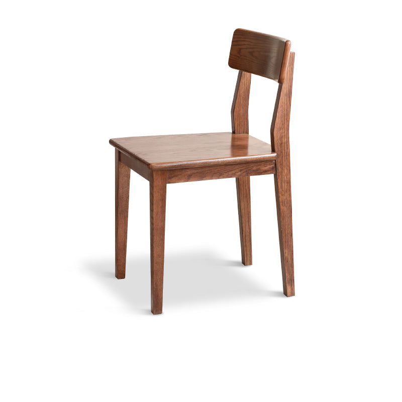 Eetkamer armloze eetkamerstoel huis open rug eetkamerstoel