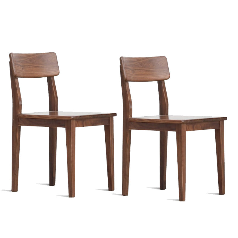 Eetkamer armloze eetkamerstoel huis open rug eetkamerstoel