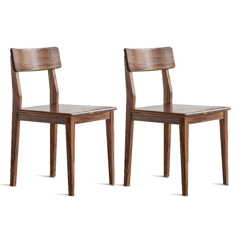 Eetkamer armloze eetkamerstoel huis open rug eetkamerstoel