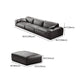 Black Genuine Leather Sectionals 30.7" H Square Arm Sectional Sofa Set Clearhalo 'furn' 'furn_sectionals' 'Furniture' 'Living Room Furniture' 'Sectionals' 7548350