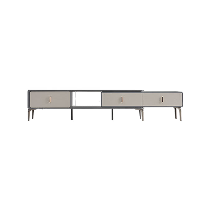 Contemporary TV Stand Console Stone Media Console with 3 Drawers Clearhalo 'furn' 'furn_tv_stands_entertainment_centers' 'Furniture' 'Living Room Furniture' 'TV Stands & Entertainment Centers' 'TV Stands & Media Storage Furniture' 'tv_stands_entertainment_centers' 7549356