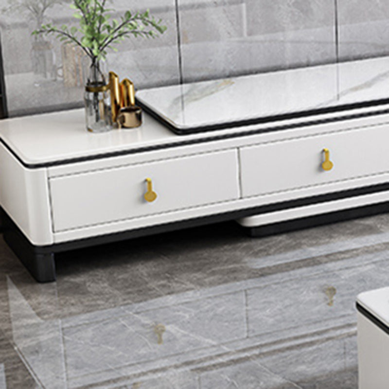 Stone TV Media Console Contemporary Stand Console with Drawers Clearhalo 'furn' 'furn_tv_stands_entertainment_centers' 'Furniture' 'Living Room Furniture' 'TV Stands & Entertainment Centers' 'TV Stands & Media Storage Furniture' 'tv_stands_entertainment_centers' 7549407