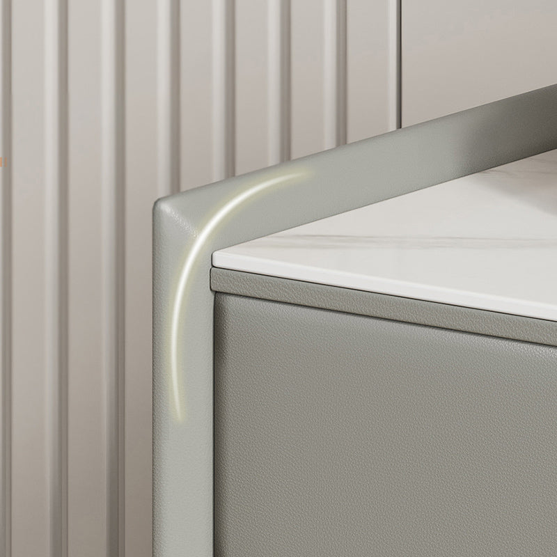 Table table de chevet de table d'accent accent à chevet moderne avec tiroirs