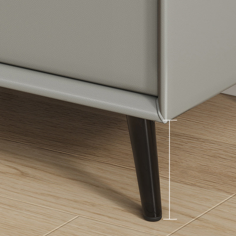 Table table de chevet de table d'accent accent à chevet moderne avec tiroirs