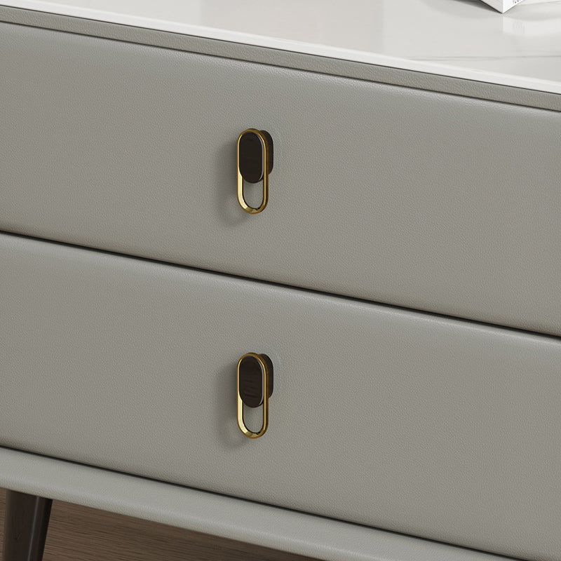 Table table de chevet de table d'accent accent à chevet moderne avec tiroirs