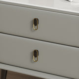 Table table de chevet de table d'accent accent à chevet moderne avec tiroirs