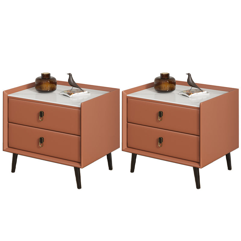 Table table de chevet de table d'accent accent à chevet moderne avec tiroirs