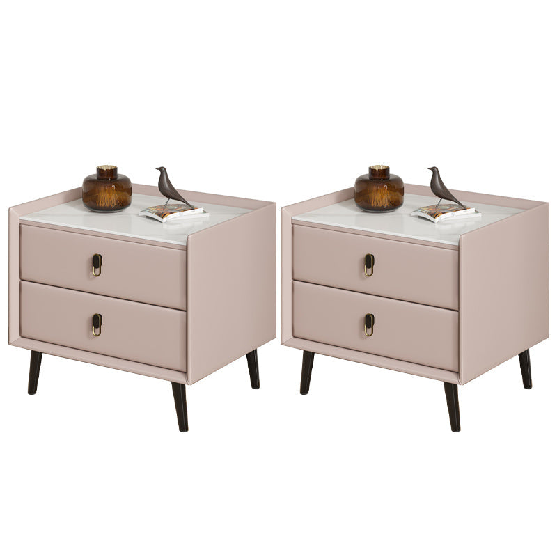 Table table de chevet de table d'accent accent à chevet moderne avec tiroirs