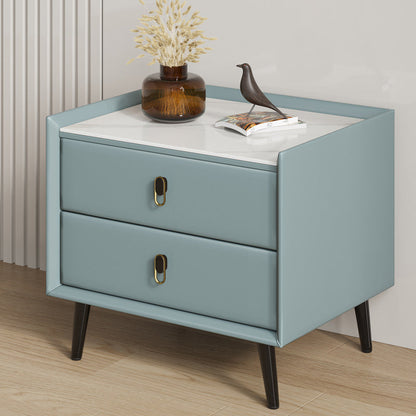 Table table de chevet de table d'accent accent à chevet moderne avec tiroirs