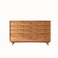 Traditional Horizontal Double Dresser Wood Storage Dresser with Drawers for Home 63"L x 17.7"W x 39.4"H Clearhalo 'Bedroom Furniture' 'Dressers & Chests' 'dressers_chests' 'furn' 'furn_dressers_chests' 'Furniture' 7549515