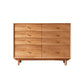 Traditional Horizontal Double Dresser Wood Storage Dresser with Drawers for Home 53"L x 18"W x 39"H Clearhalo 'Bedroom Furniture' 'Dressers & Chests' 'dressers_chests' 'furn' 'furn_dressers_chests' 'Furniture' 7549516