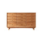 Traditional Horizontal Double Dresser Wood Storage Dresser with Drawers for Home Clearhalo 'Bedroom Furniture' 'Dressers & Chests' 'dressers_chests' 'furn' 'furn_dressers_chests' 'Furniture' 7549520