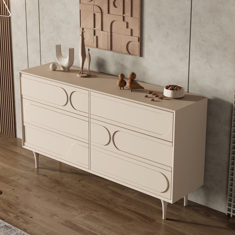 Modernisme horizontaal dubbele dressoir dressoir met laden opslag voor slaapkamer