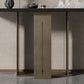 Rectangle Modern Console Table Brown/Black Wood Console Sofa Table Clearhalo 'Console Tables' 'console_tables' 'Entry & Mudroom Furniture' 'furn' 'furn_console_tables' 'Furniture' 7549593