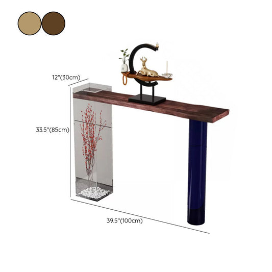 Contemporary Rectangle Shape Console Table Wooden Console Sofa Table