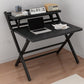 Bureau à domicile pliant contemporain RecTangular Steel Base Writing Desk