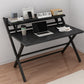Bureau à domicile pliant contemporain RecTangular Steel Base Writing Desk