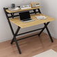 Bureau à domicile pliant contemporain RecTangular Steel Base Writing Desk