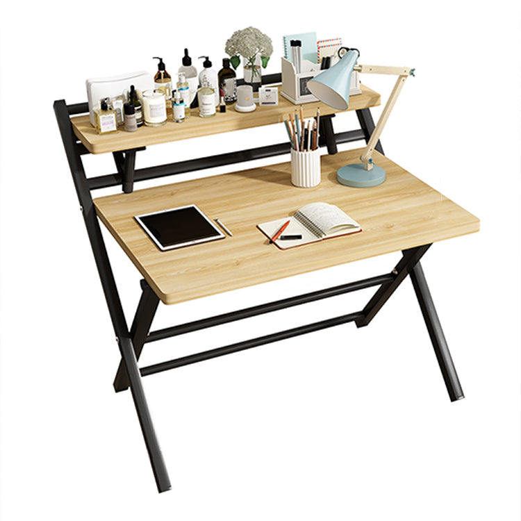 Bureau à domicile pliant contemporain RecTangular Steel Base Writing Desk