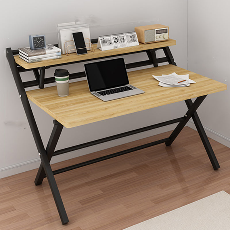 Bureau à domicile pliant contemporain RecTangular Steel Base Writing Desk