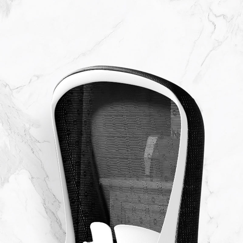 Sedia da ufficio ad armi imbottita meccanismo di inclinazione moderna sedia da scrivania ergonomica con ruote