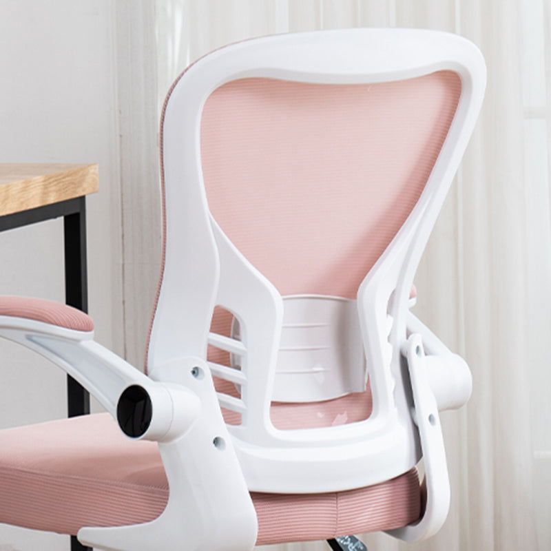 Sedia da ufficio ad armi imbottita meccanismo di inclinazione moderna sedia da scrivania ergonomica con ruote