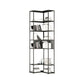 Contemporary Open Back Standard Bookshelf Metal Bookcase for Study Room Clearhalo 'Bookcases' 'furn' 'furn_bookcases' 'Furniture' 'Office Furniture' 7550491