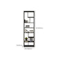 Modern Open Back Standard Bookshelf Metal Bookcase for Home Office Clearhalo 'Bookcases' 'furn' 'furn_bookcases' 'Furniture' 'Office Furniture' 7550503