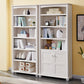 Pure White Standard Bookcase Contemporary Wooden Bookshelf with Shelves Clearhalo 'Bookcases' 'furn' 'furn_bookcases' 'Furniture' 'Office Furniture' 7550511