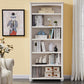 Pure White Standard Bookcase Contemporary Wooden Bookshelf with Shelves Drawer Not Included Clearhalo 'Bookcases' 'furn' 'furn_bookcases' 'Furniture' 'Office Furniture' 7550516