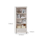 Pure White Standard Bookcase Contemporary Wooden Bookshelf with Shelves Clearhalo 'Bookcases' 'furn' 'furn_bookcases' 'Furniture' 'Office Furniture' 7550525