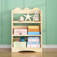 Open Back Standard Bookshelf Wooden Contemporary Bookcase with Shelves Clearhalo 'Bookcases' 'furn' 'furn_bookcases' 'Furniture' 'Office Furniture' 7550552