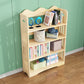Open Back Standard Bookshelf Wooden Contemporary Bookcase with Shelves Clearhalo 'Bookcases' 'furn' 'furn_bookcases' 'Furniture' 'Office Furniture' 7550554