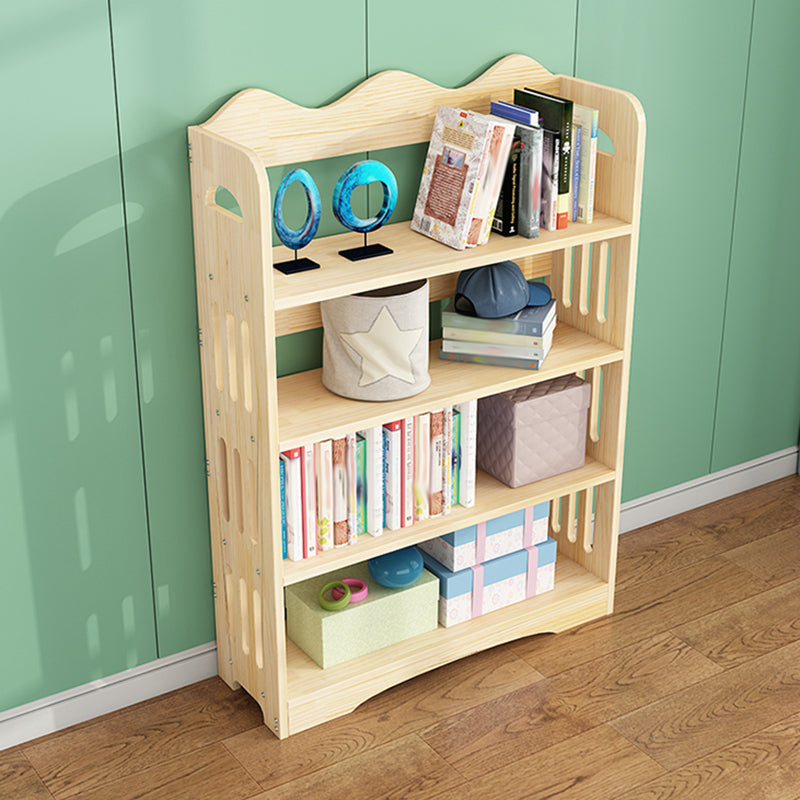 Open Back Standard Bookshelf Wooden Contemporary Bookcase with Shelves Clearhalo 'Bookcases' 'furn' 'furn_bookcases' 'Furniture' 'Office Furniture' 7550554