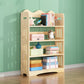Open Back Standard Bookshelf Wooden Contemporary Bookcase with Shelves 31.5"L x 9.8"W x 47.2"H Clearhalo 'Bookcases' 'furn' 'furn_bookcases' 'Furniture' 'Office Furniture' 7550556