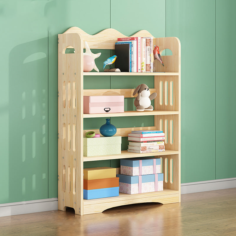 Open Back Standard Bookshelf Wooden Contemporary Bookcase with Shelves 31.5"L x 9.8"W x 47.2"H Clearhalo 'Bookcases' 'furn' 'furn_bookcases' 'Furniture' 'Office Furniture' 7550556