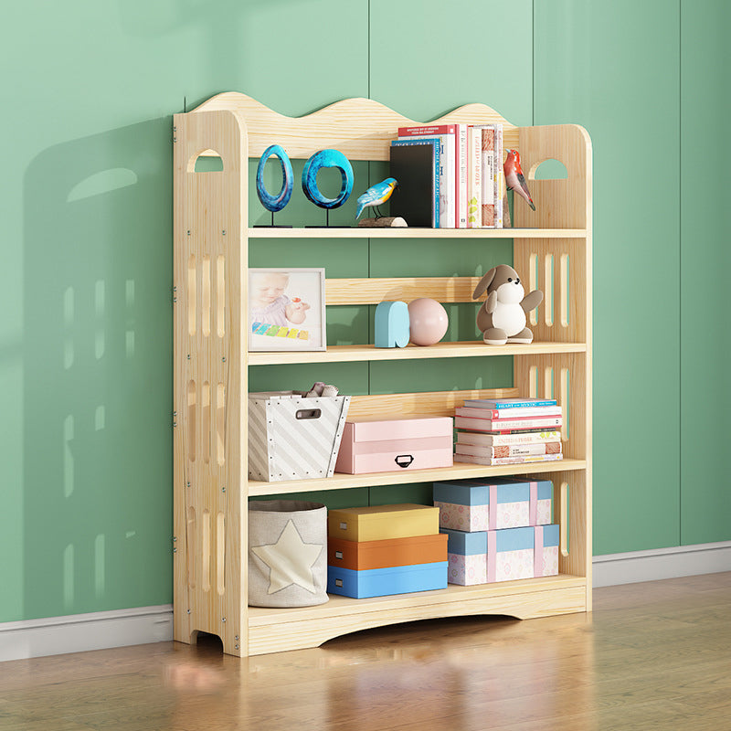 Open Back Standard Bookshelf Wooden Contemporary Bookcase with Shelves 39.4"L x 9.8"W x 47.2"H Clearhalo 'Bookcases' 'furn' 'furn_bookcases' 'Furniture' 'Office Furniture' 7550558
