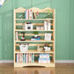 Open Back Standard Bookshelf Wooden Contemporary Bookcase with Shelves Clearhalo 'Bookcases' 'furn' 'furn_bookcases' 'Furniture' 'Office Furniture' 7550566