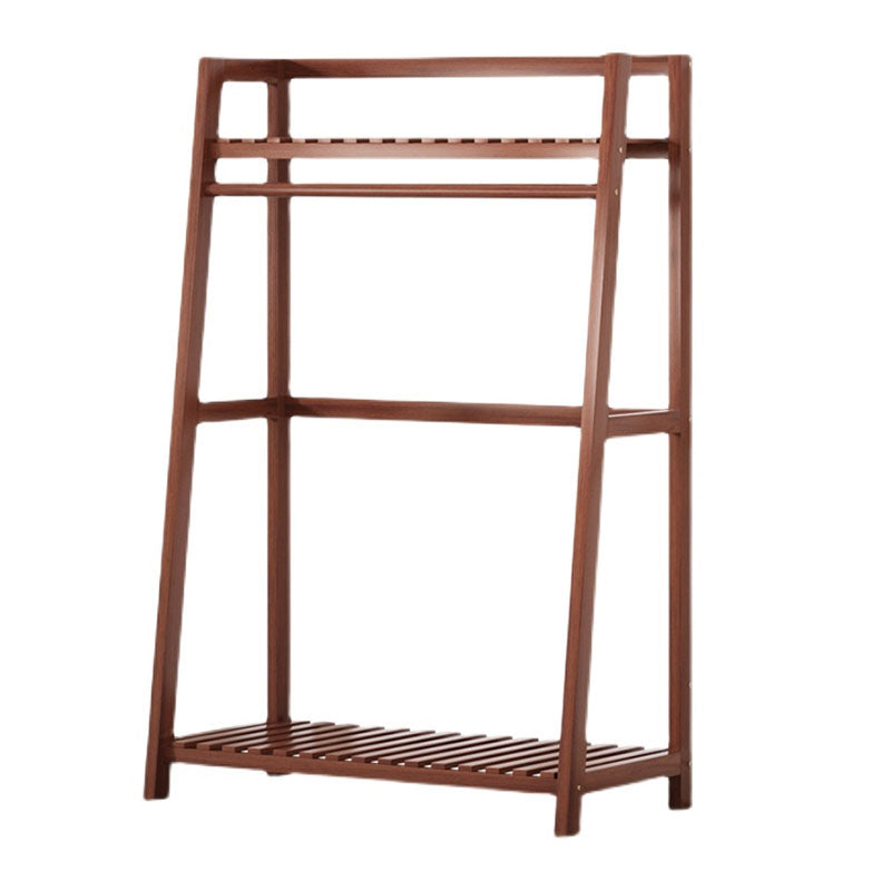 Woonkamer Autekast Rek Wood 56,69 inch Hall Tree Trapezoid Vorm Entryway Kit