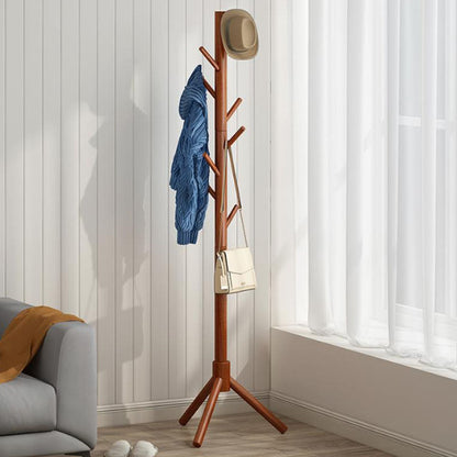 Scandinavian Pine Entry Hall Tree Free Standing Entryway Kit