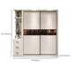 Modern Wooden Wardrobe Closet Bedroom Sliding Doors Storage Armoire