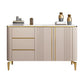 Tavolo da tavolo da tavolo a buffet glam tavolo da sideboard con cassetti per soggiorno