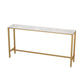Faux Marble Bar Dining Table Geometric Bar Table for Cafe And Breakroom